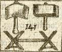 Joiner's mallets; Sawing trestle