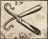 Straight pincers; Cupping glass