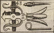 Speculum Matricis, bodkin and spatula oculi