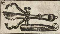 Screw pelican; Stitching quill