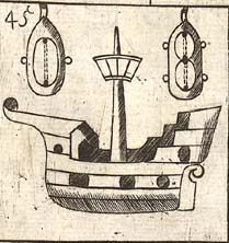 Hull; Ships blocks; Mast