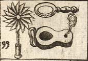 Screen; Magnifying glass; Lamp