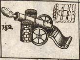 Cannon and gabions; Madrier