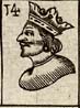 Man's head crowned