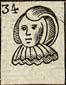 French woman's head