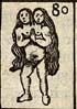 Woman with two heads