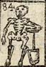 Image of Death leaning on a spade