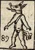 Lycaeon metamorphosed into a wolf
